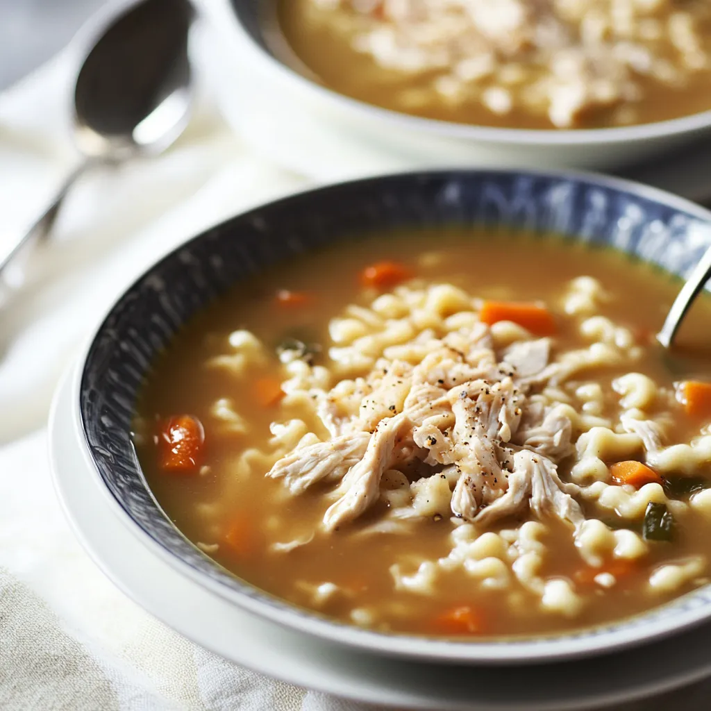 Chicken Spaetzle Soup
