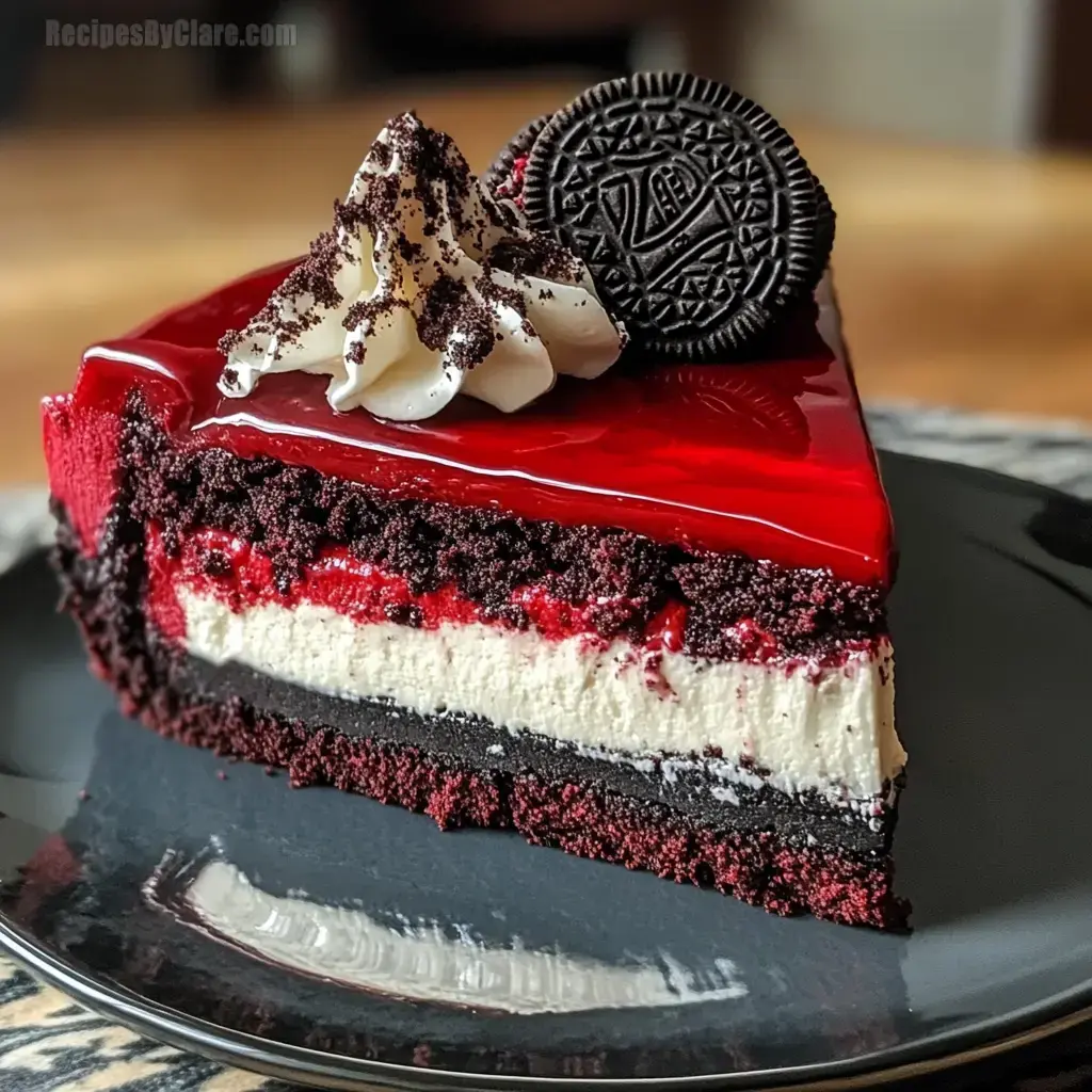 Velvet Oreo Cheesecake