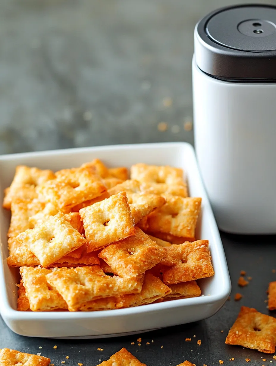 Sharp Cheddar Homemade Cheez-Its