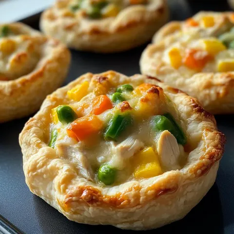 Easy Mini Chicken Pot Pies