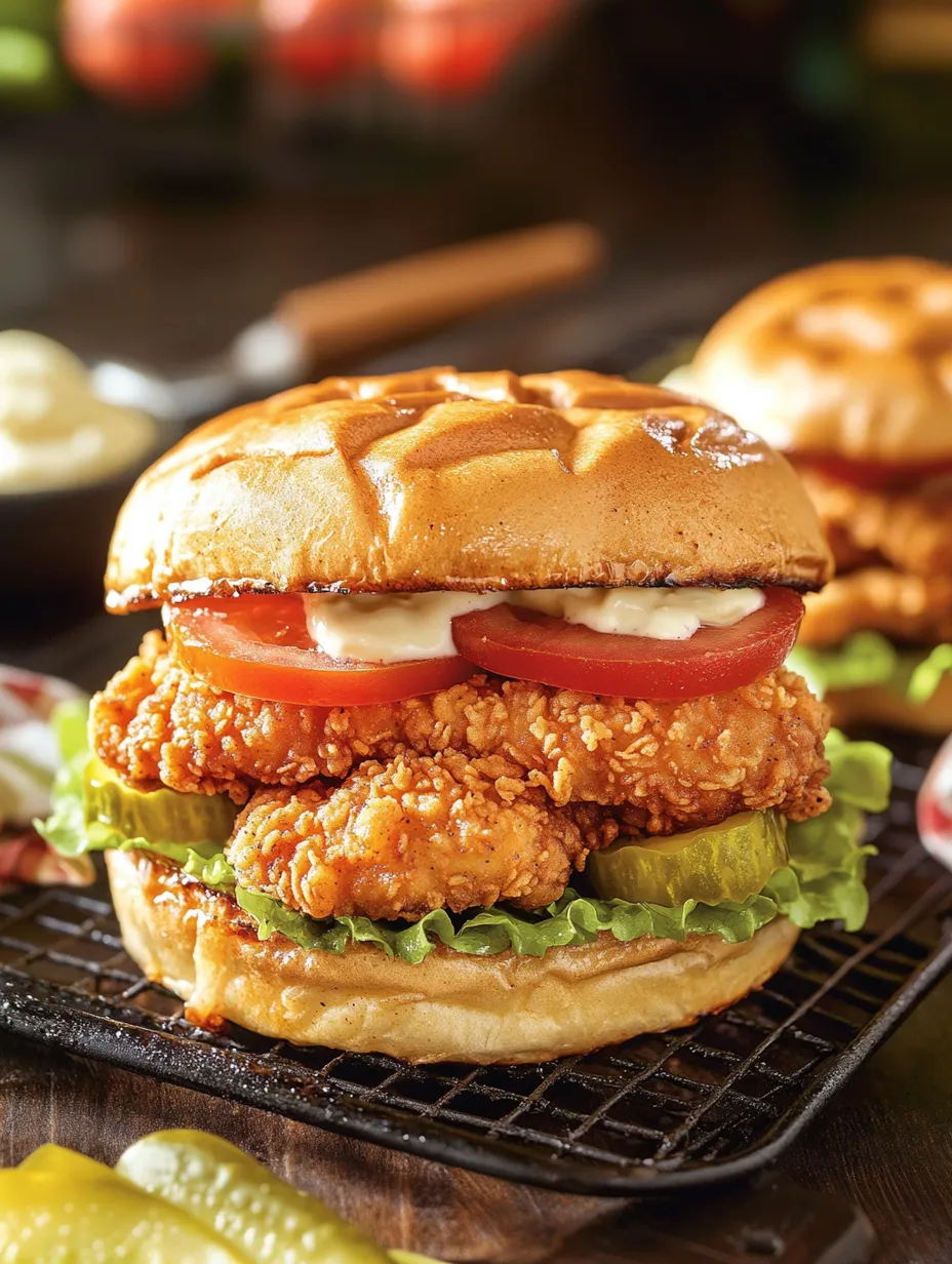 Crispy Fried Chicken Sandwich Recipe