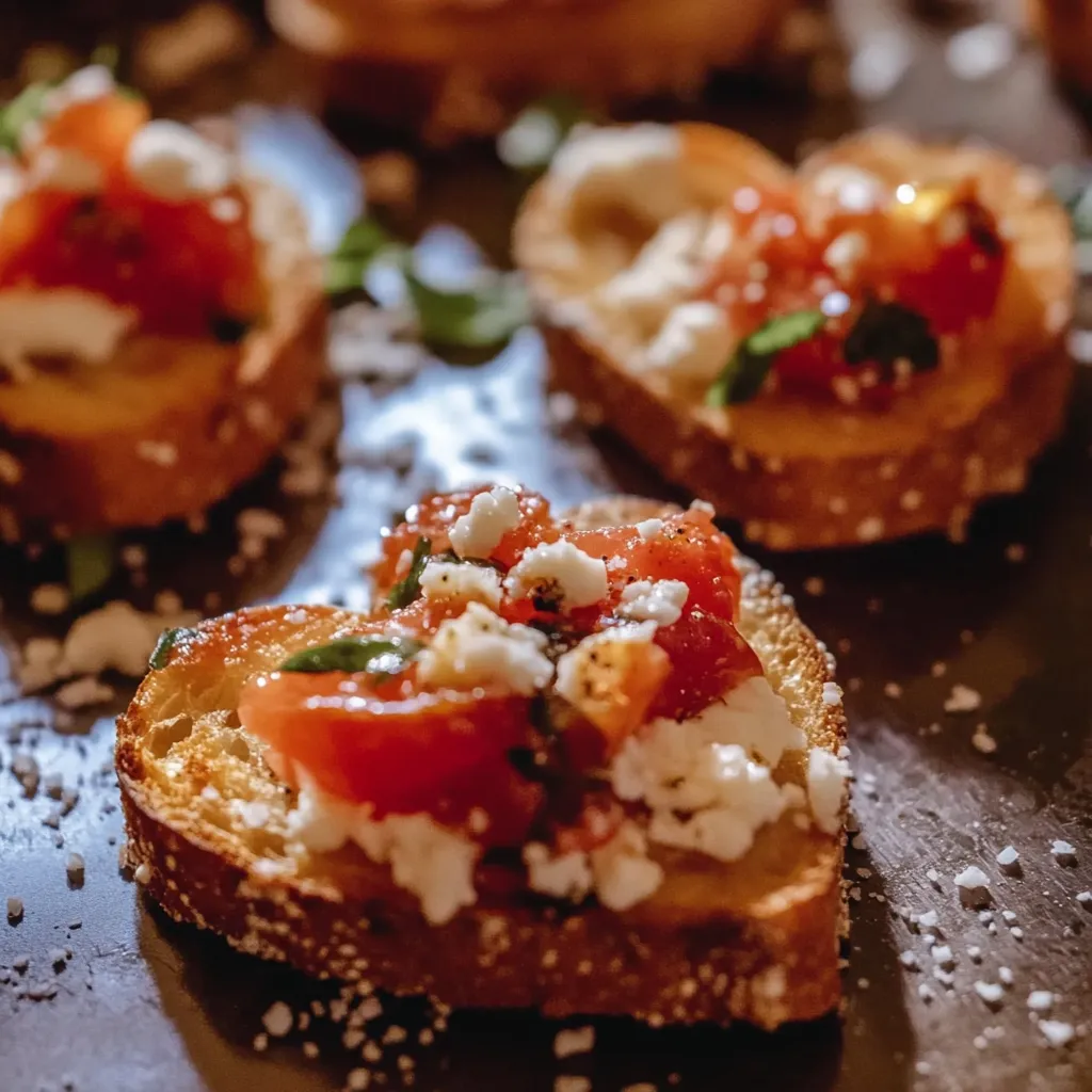 Heart-Shaped Bruschetta