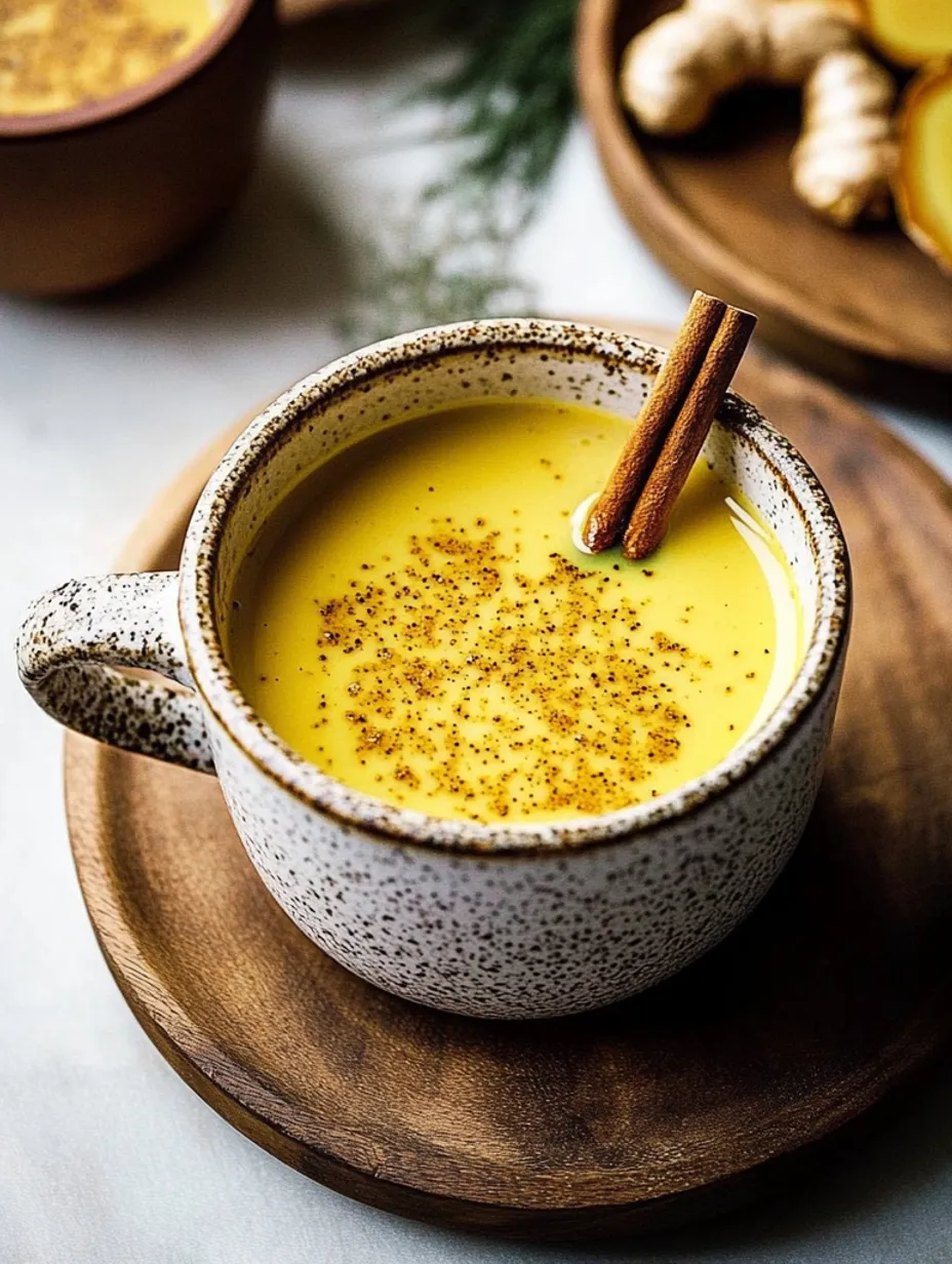 Rich Turmeric Golden Milk Recipe