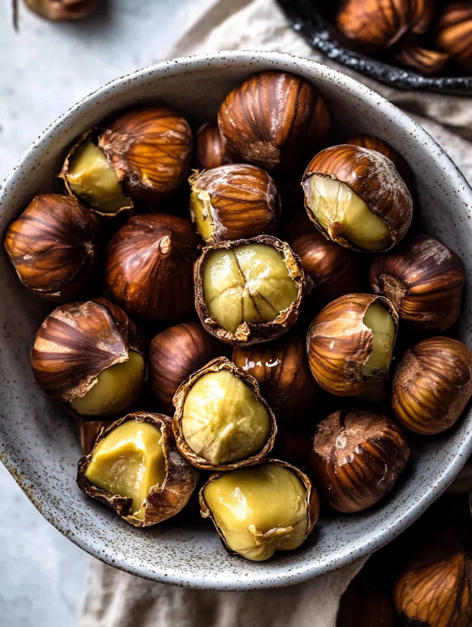 Easy Oven Roasted Chestnuts