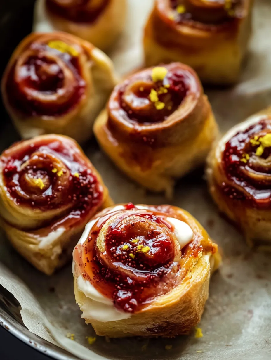 Raspberry Lemon Vegan Cinnamon Rolls Recipe