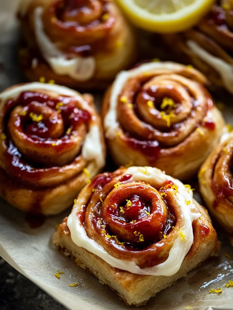 Dairy-Free Raspberry Lemon Vegan Cinnamon Rolls Recipe