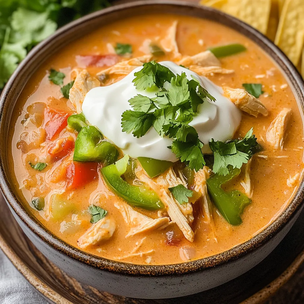 Chicken Fajita Soup