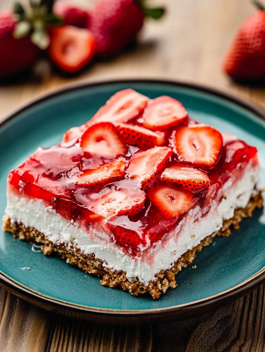 Strawberry Pretzel Jello Salad