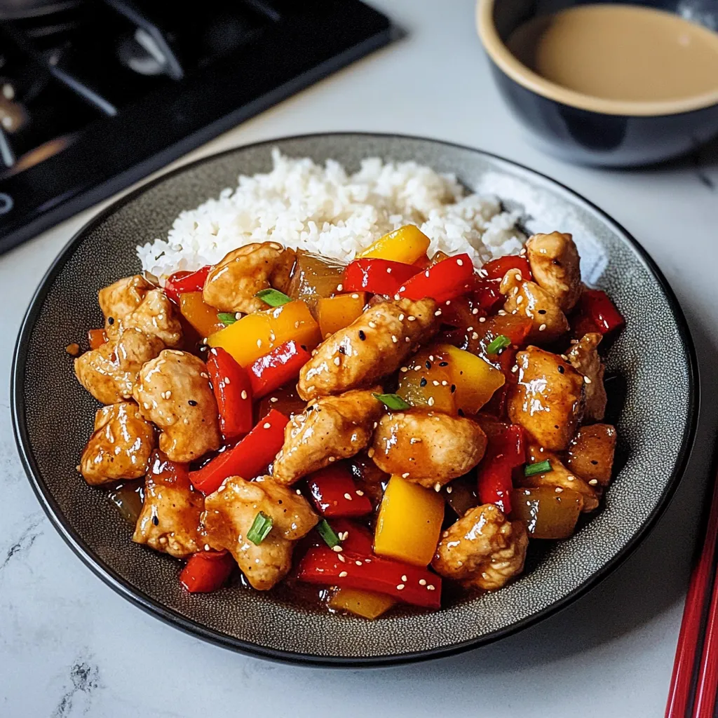 Chinese Hong Kong Style Sweet and Sour Chicken