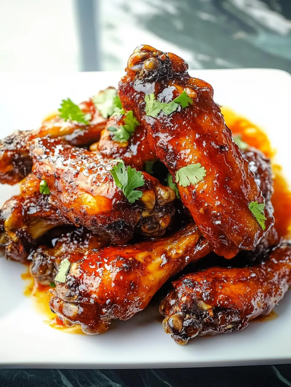 Crispy Sweet Chili Jerk Wings with Spicy Glaze