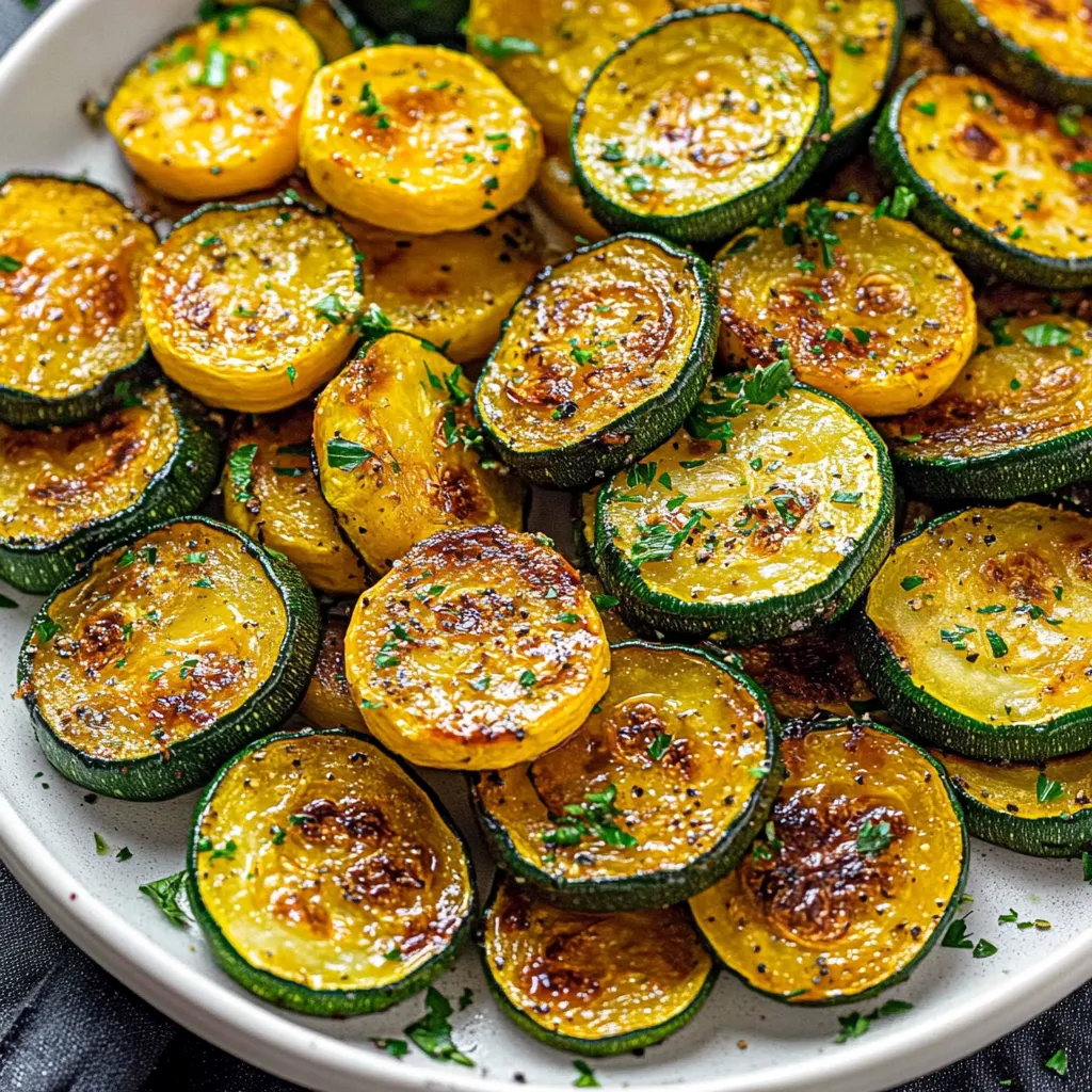 Roasted Zucchini and Squash