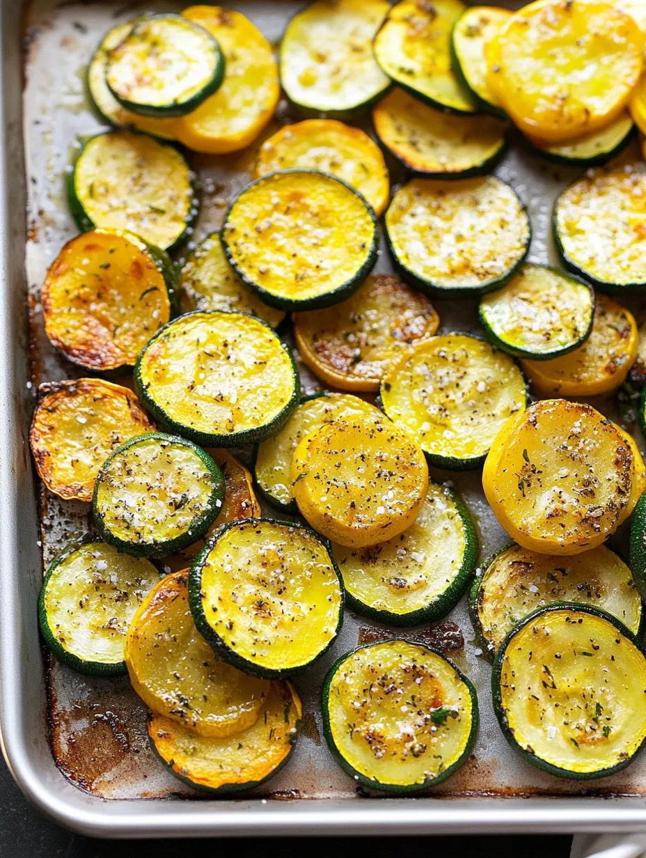 Roasted Zucchini and Squash Recipe