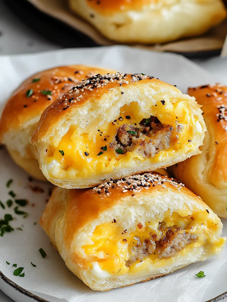 Best Sausage Egg & Cheese Kolaches Recipe