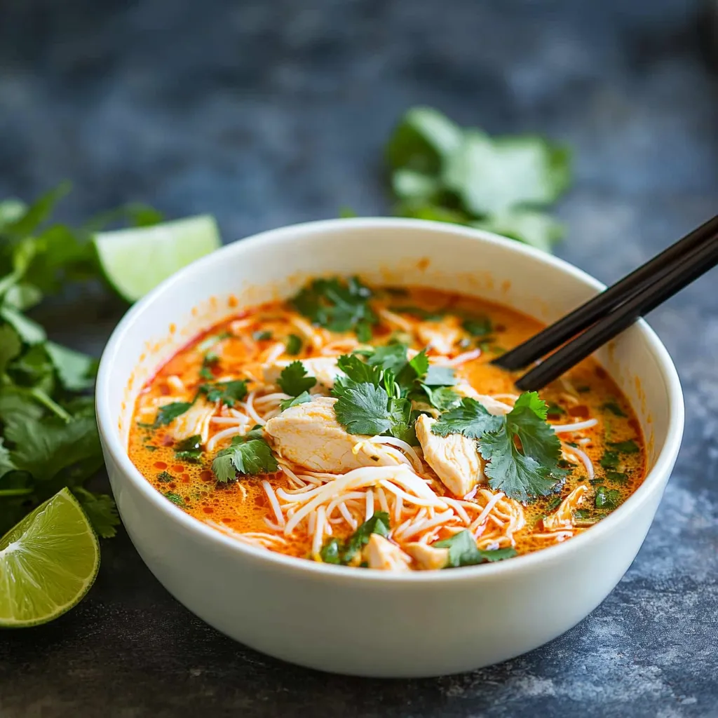 Thai Red Curry Noodle Soup