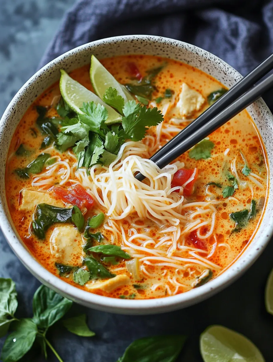 Best Thai Red Curry Noodle Soup Recipe