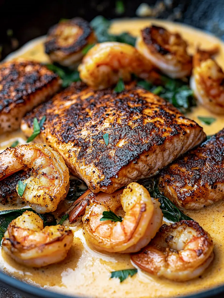 Best Cajun Salmon and Shrimp Recipe