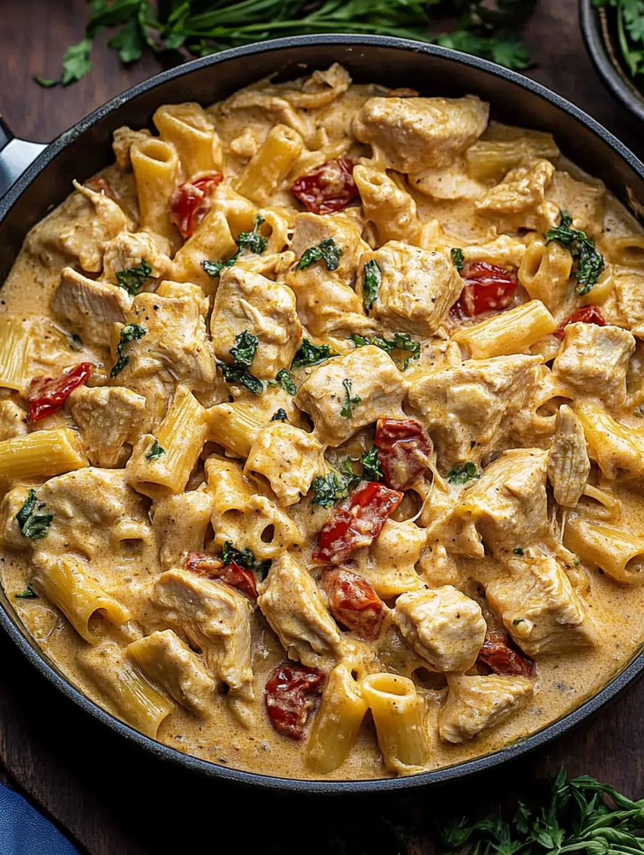 Tuscan Chicken Pasta Recipe