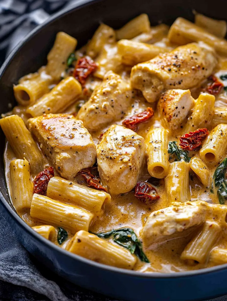 Creamy Tuscan Chicken Pasta Recipe