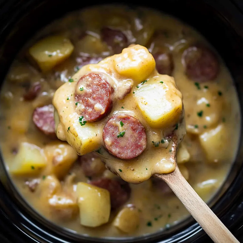 Slow Cooker Kielbasa and Potatoes