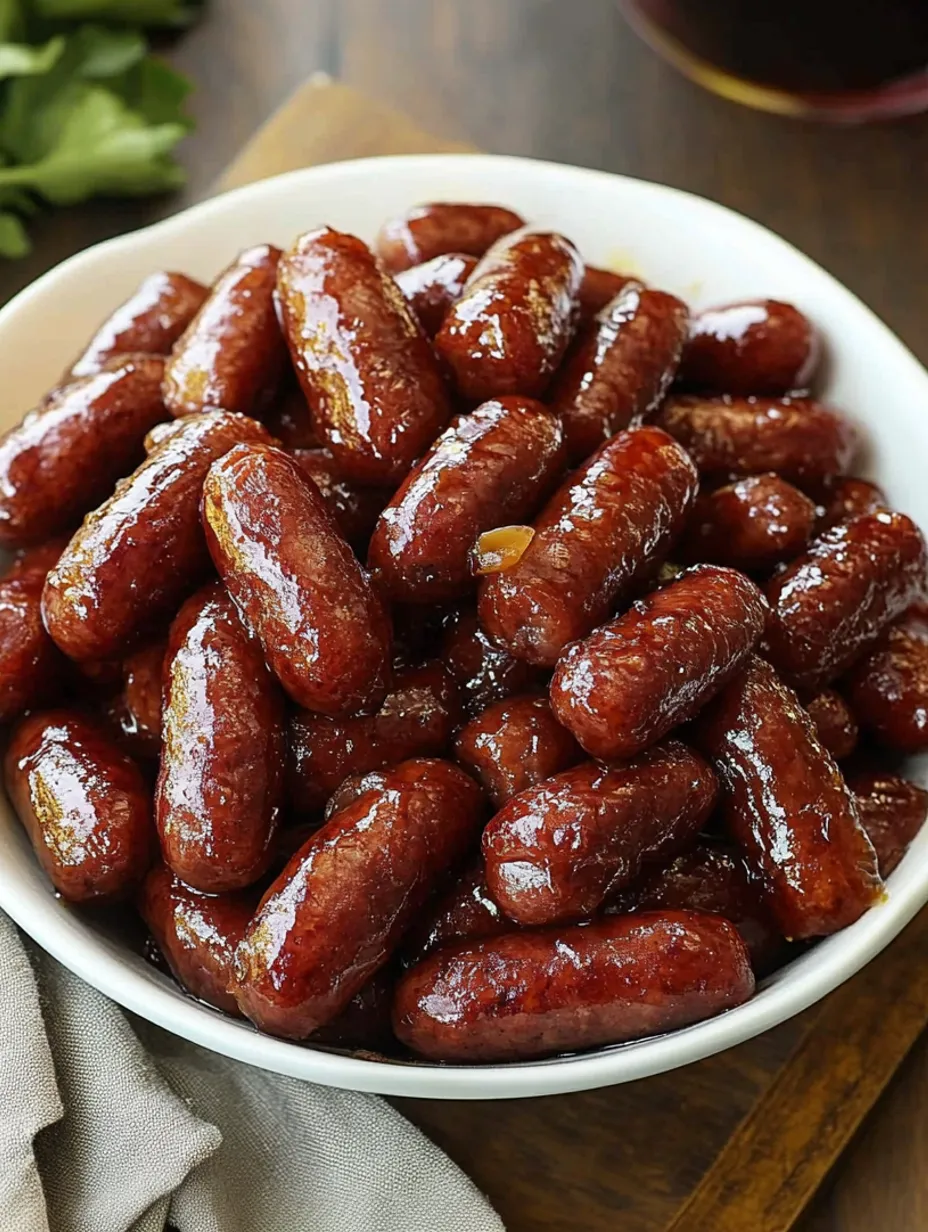 Crockpot Grape Jelly Smokies Recipe