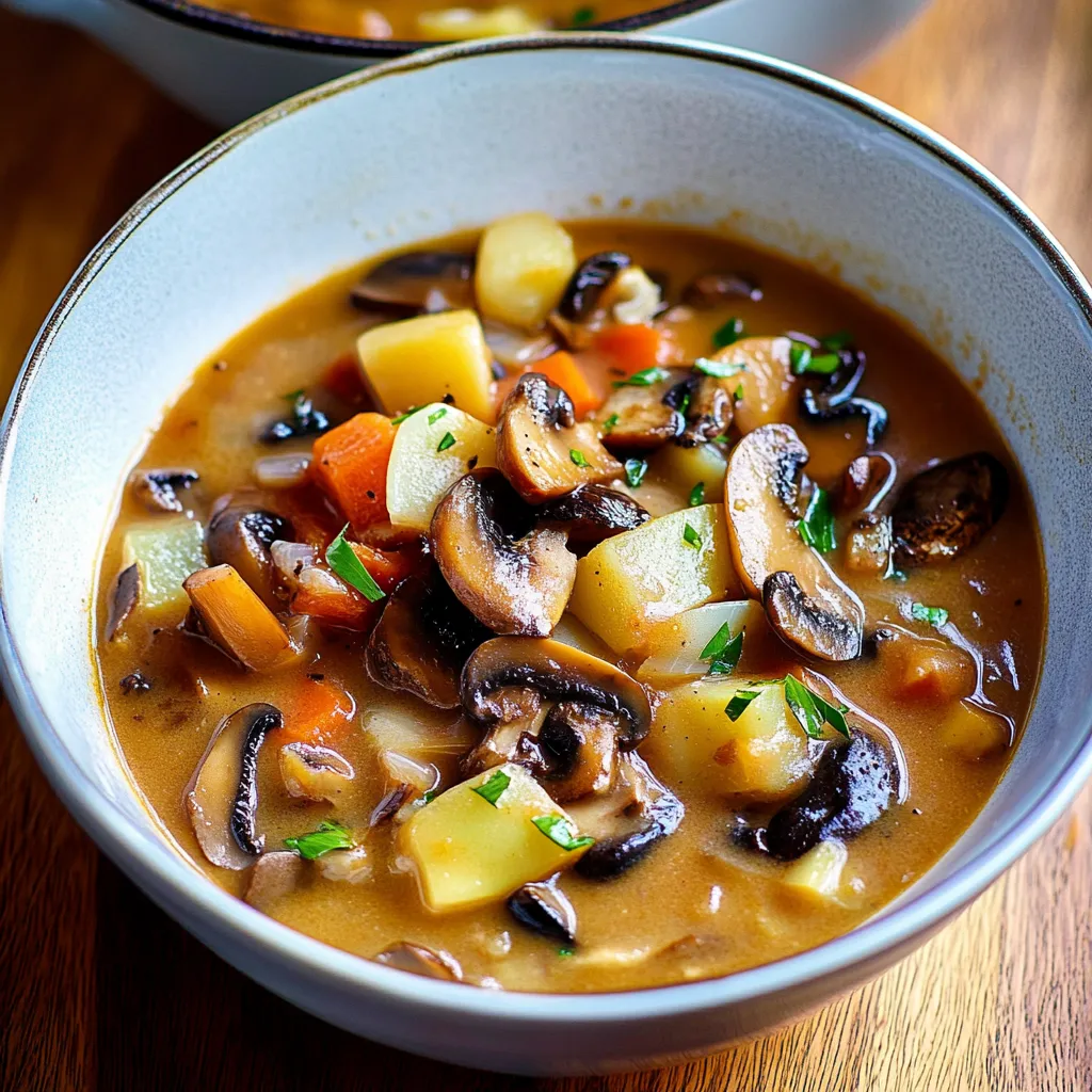 Healthy Vegetarian Mushroom Stew Recipe Cooking With Casey