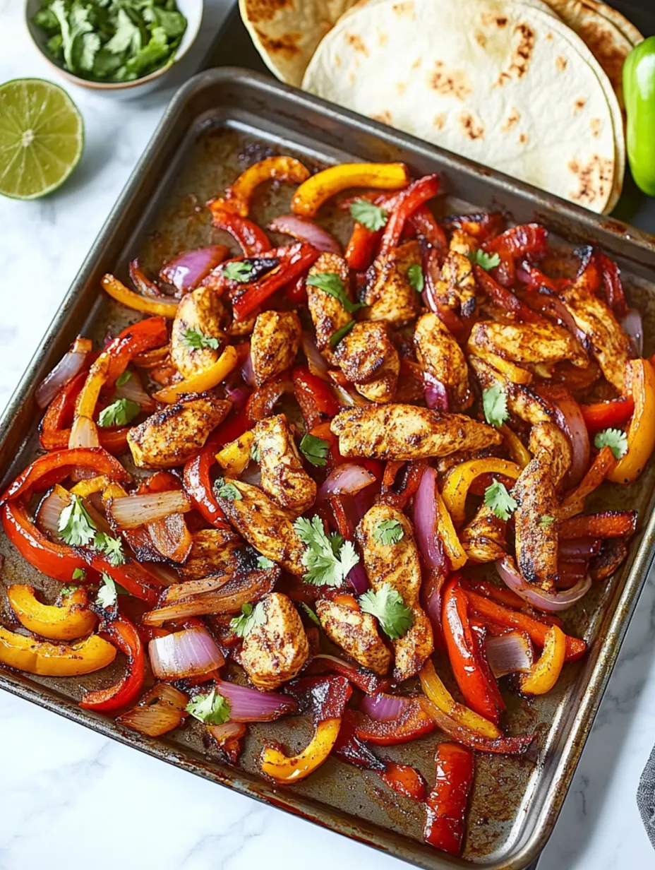 Sheet Pan Chicken Fajitas Recipe