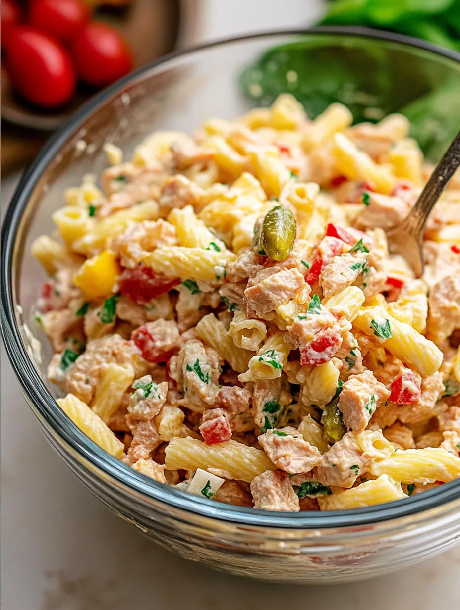 Creamy Tuna Pasta Salad Recipe