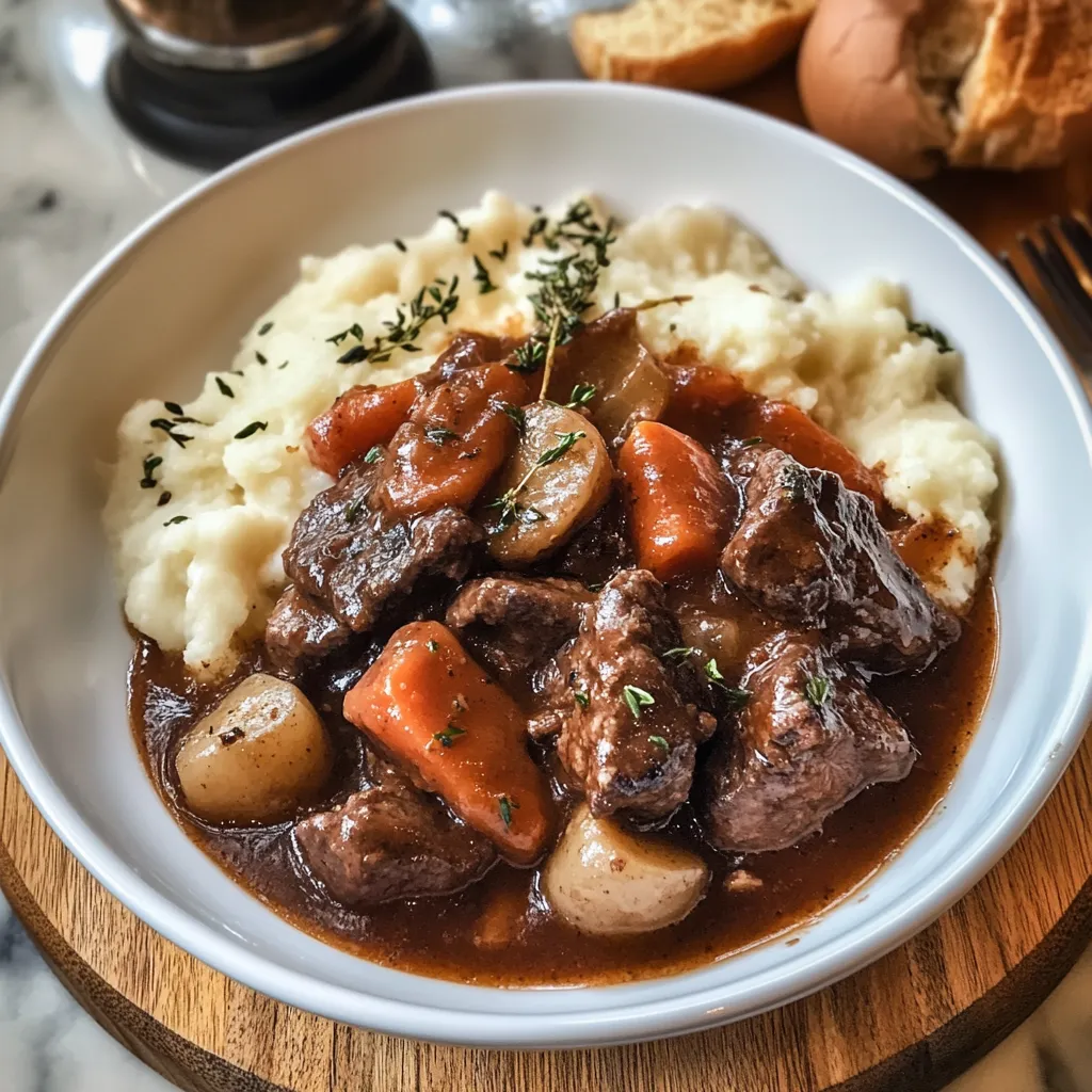 Classic French Beef Bourguignon