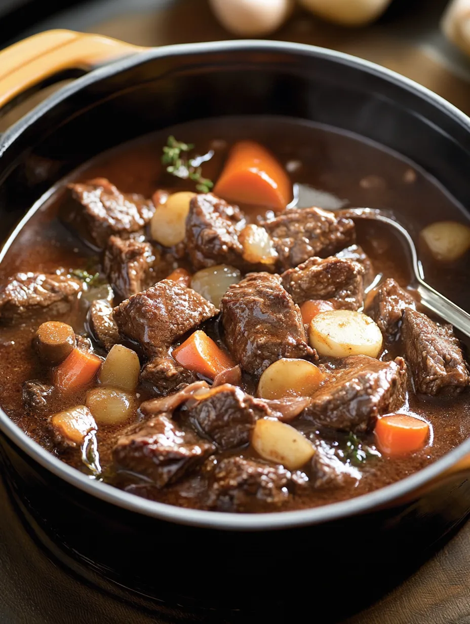 Classic French Beef Bourguignon Recipe