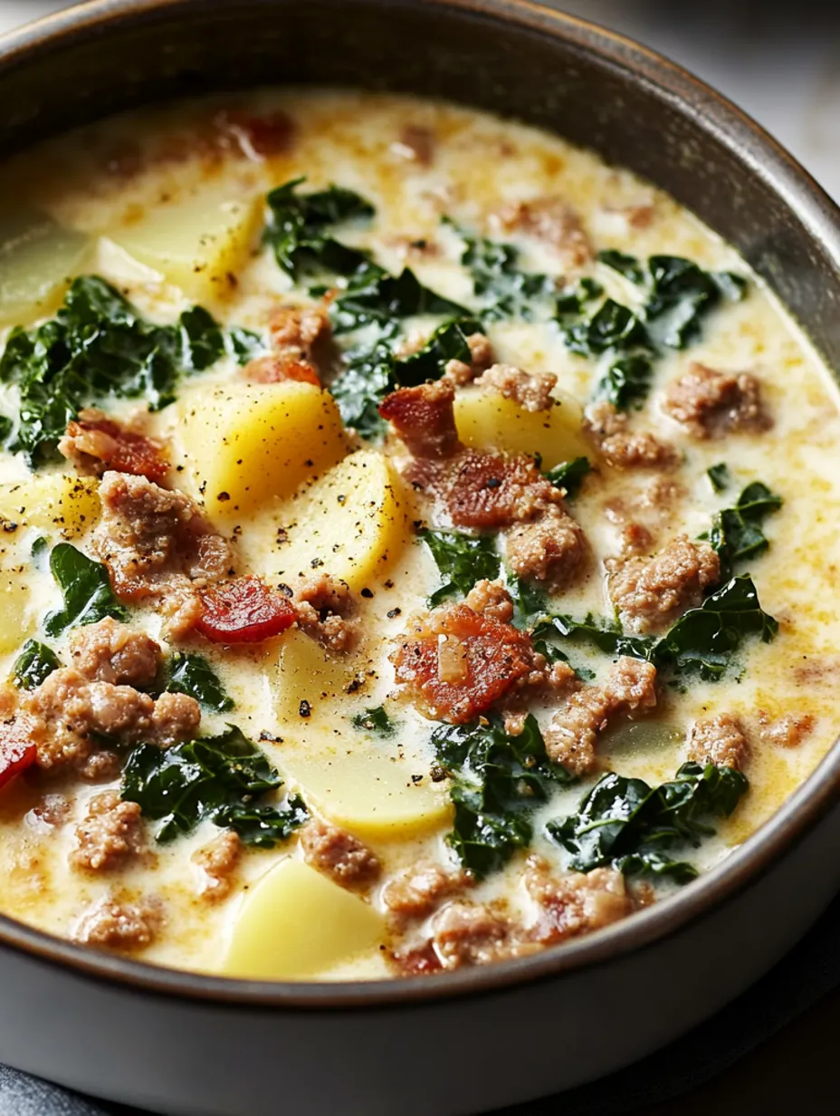 Easy Creamy  Zuppa Toscana Recipe