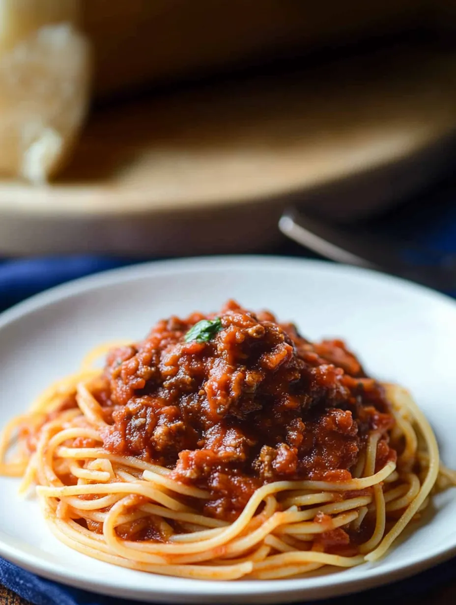 Homemade Spaghetti Sauce Recipe