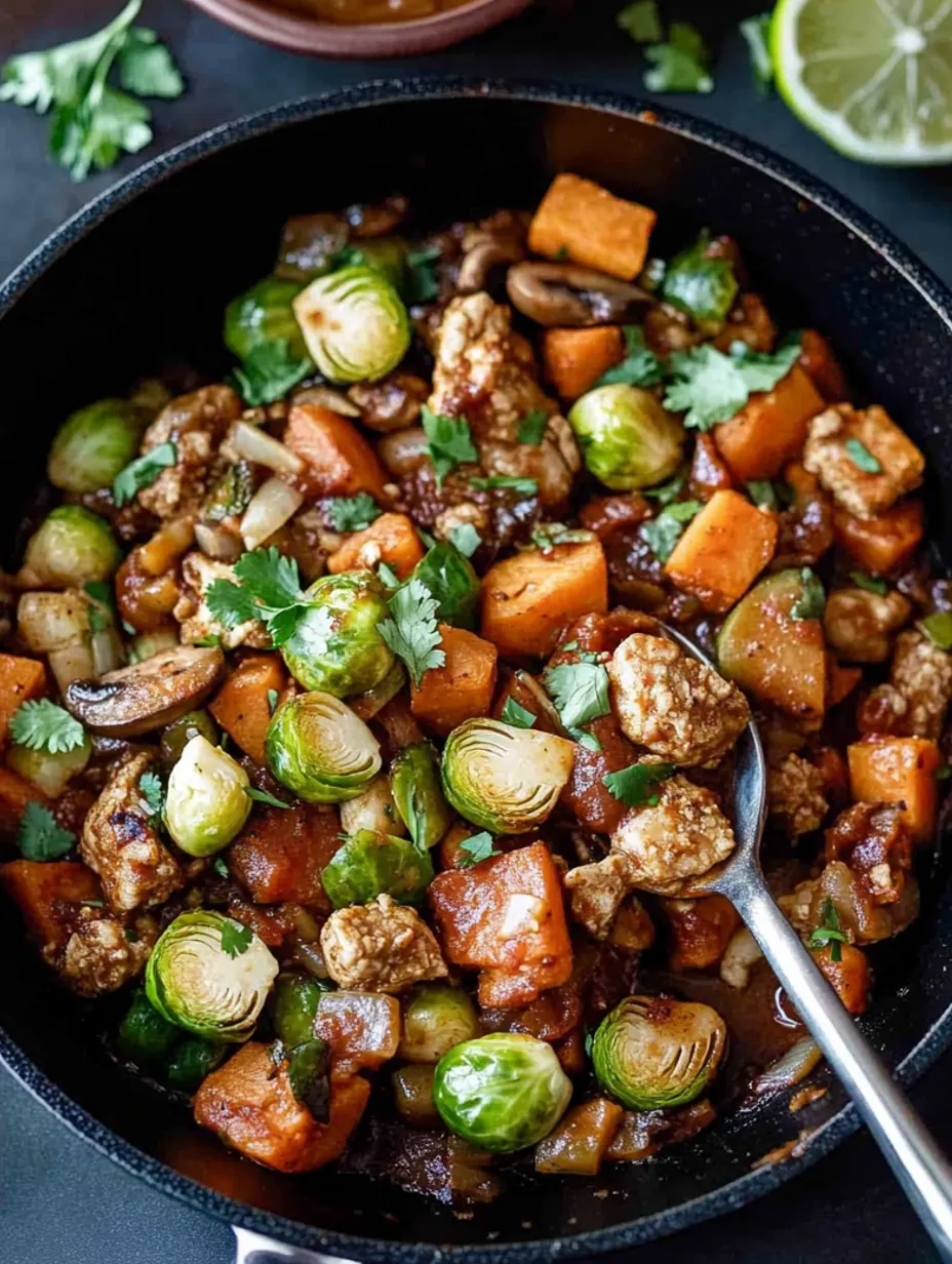 BBQ Ranch Turkey Veggie Skillet Recipe