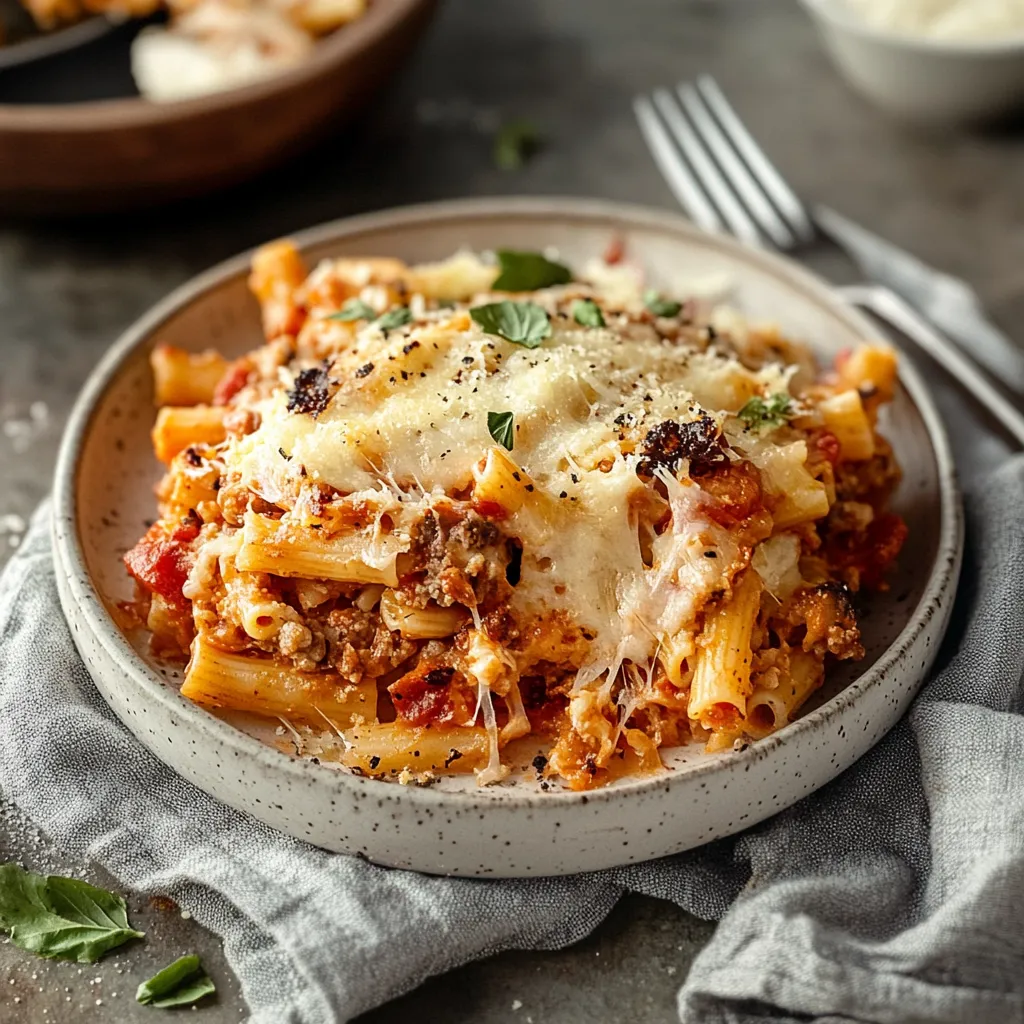 5-Ingredient Baked Ziti