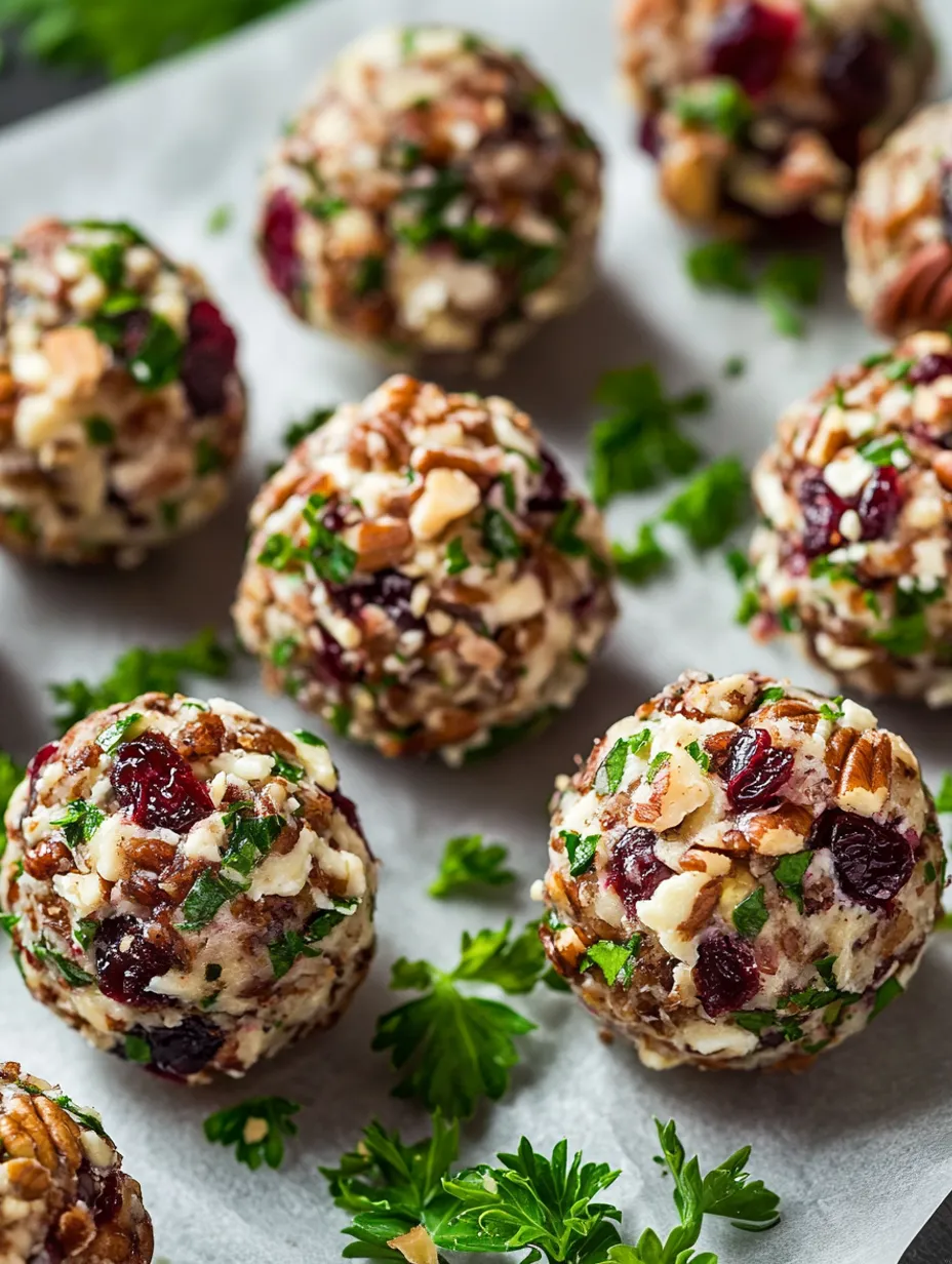 Cranberry Pecan Goat Cheese Balls Recipe