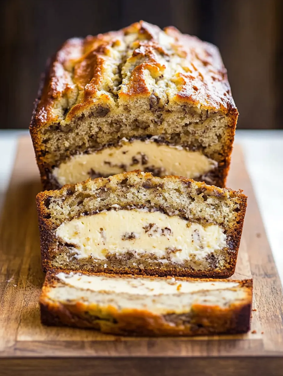 Best Cream Cheese-Filled Banana Bread Recipe