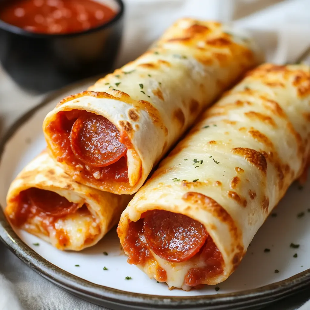 Easy Air Fryer Pizza Roll Ups