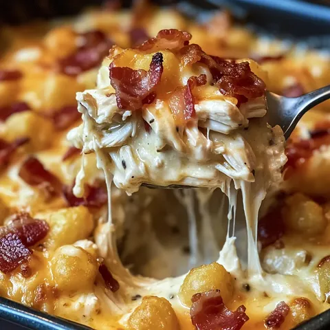 Chicken Bacon Crunch Casserole