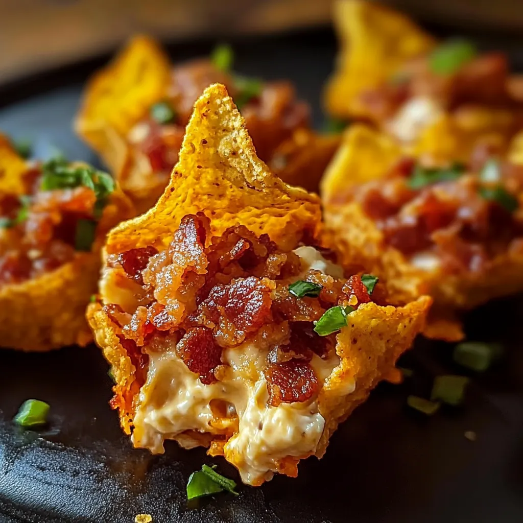 Cream Cheese & Bacon Stuffed Doritos Crunch Bites