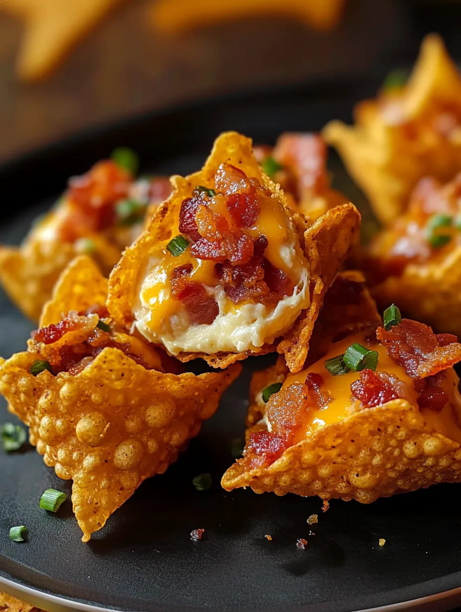 Cream Cheese & Bacon Stuffed Doritos Crunch Bites Recipe