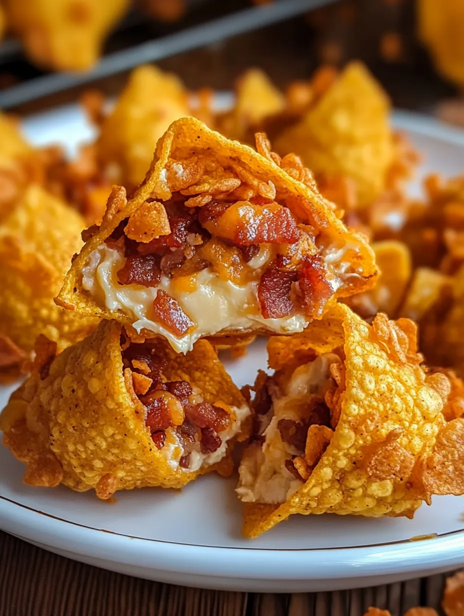 Crispy Cream Cheese & Bacon Stuffed Doritos Crunch Bites Recipe