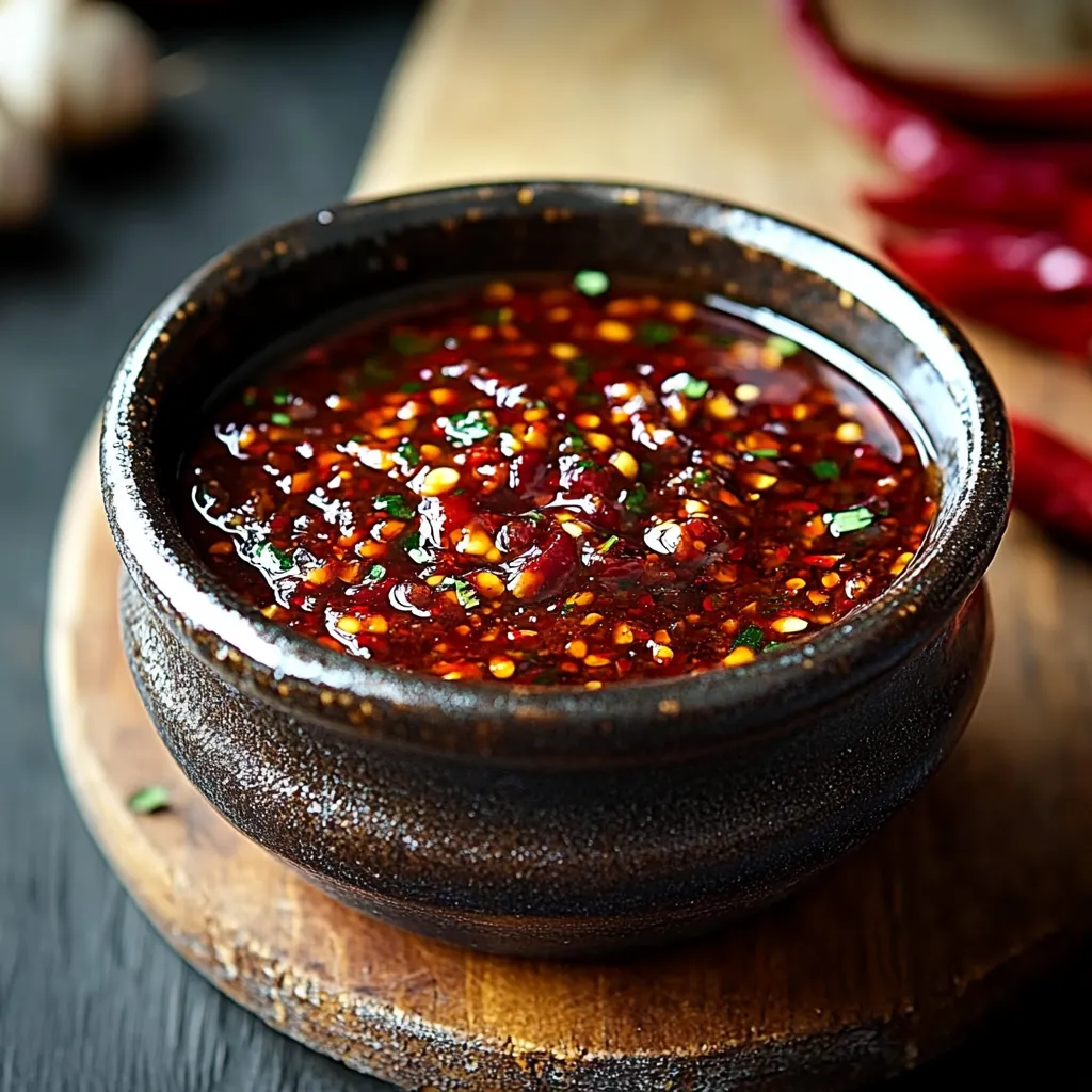 Homemade Chili Garlic Sauce