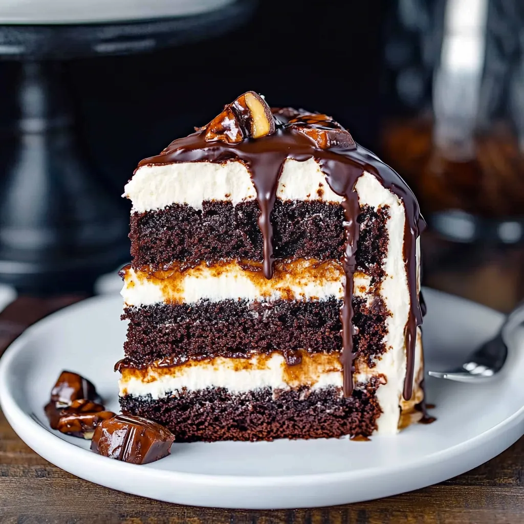 Turtle Chocolate Layer Cake