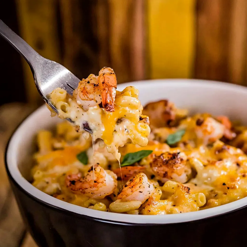 Cajun Shrimp and Crab Mac and Cheese