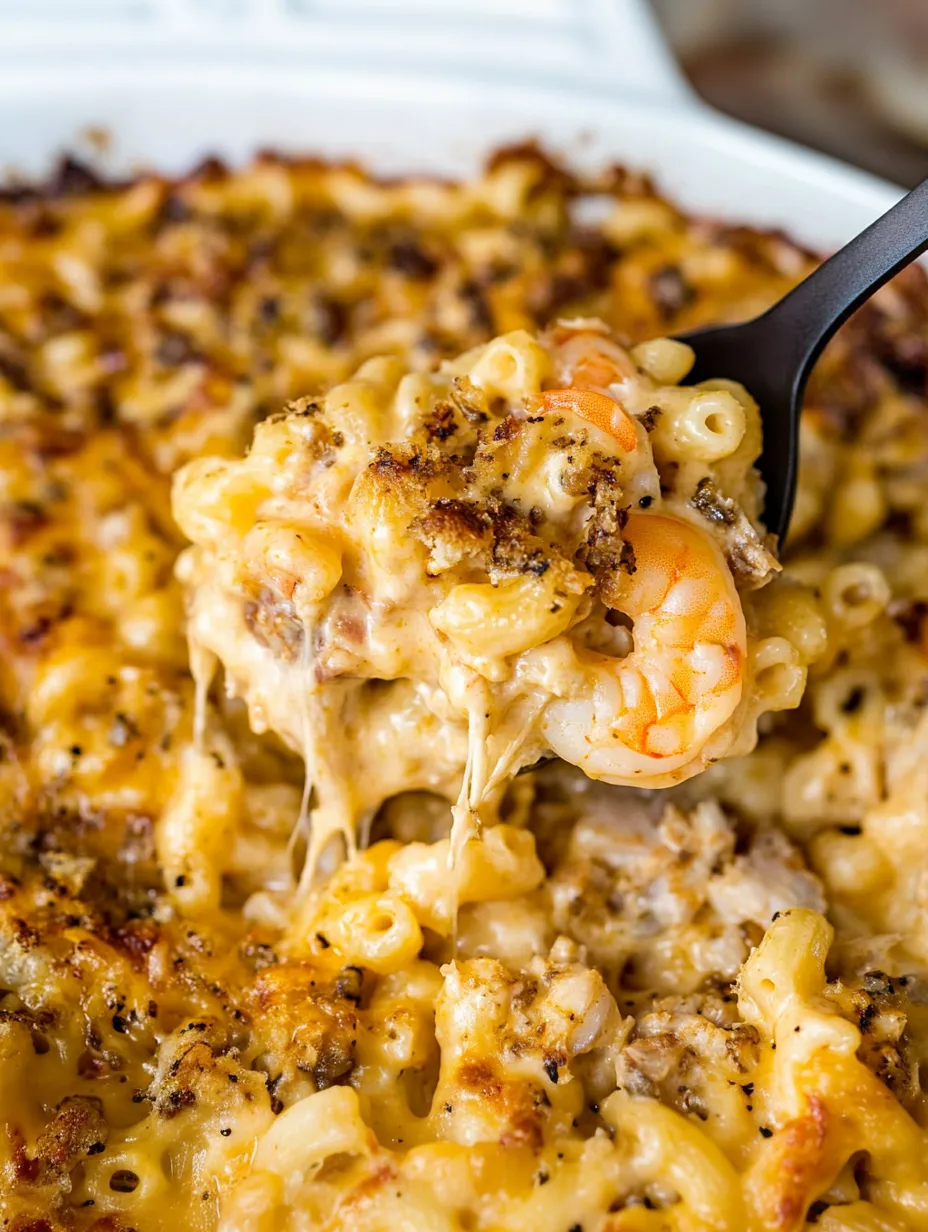 Easy Cajun Shrimp and Crab Mac and Cheese Recipe