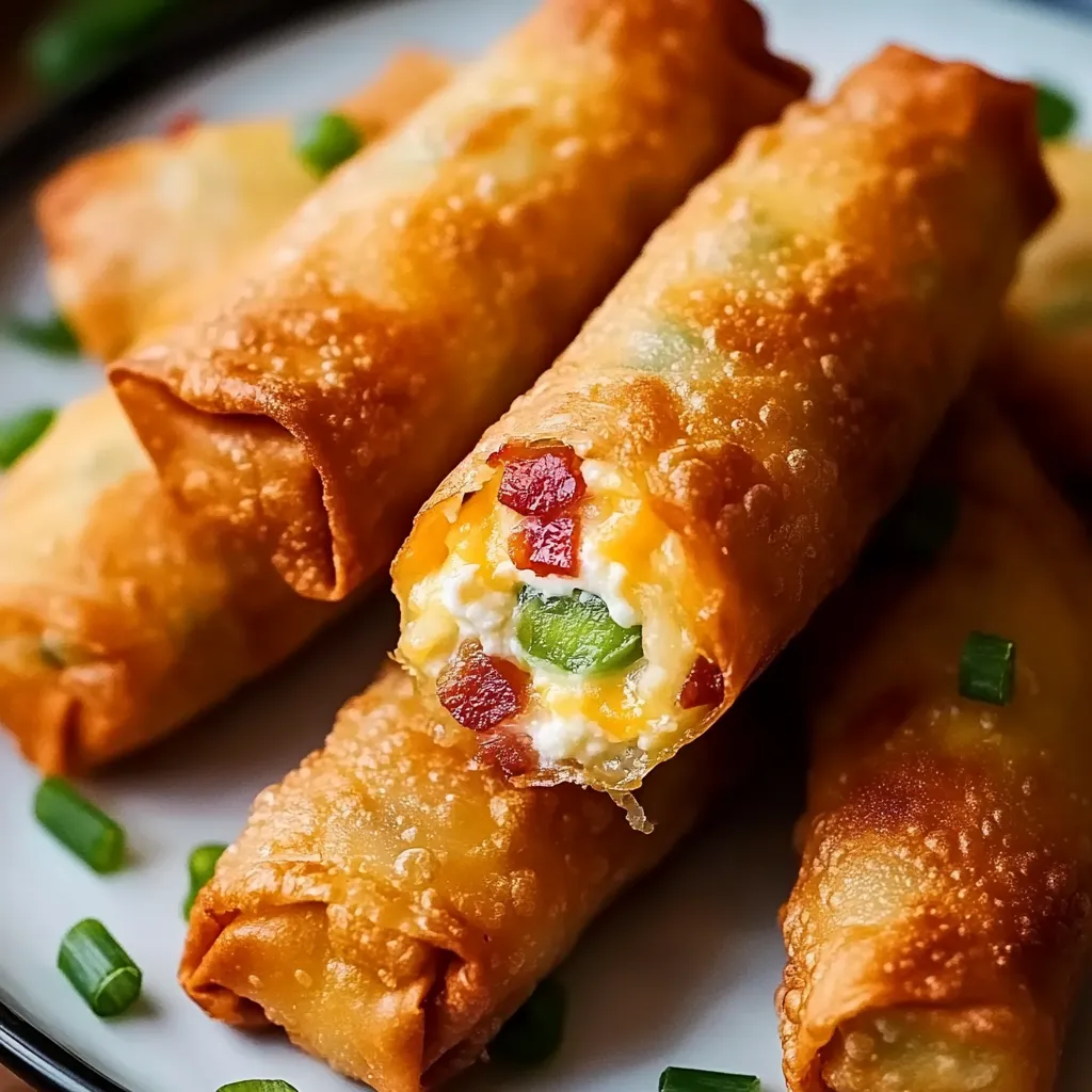 Mini Jalapeno Popper Egg Rolls