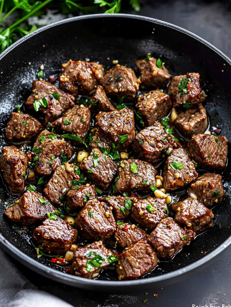 Garlic Butter Steak Bites Recipe