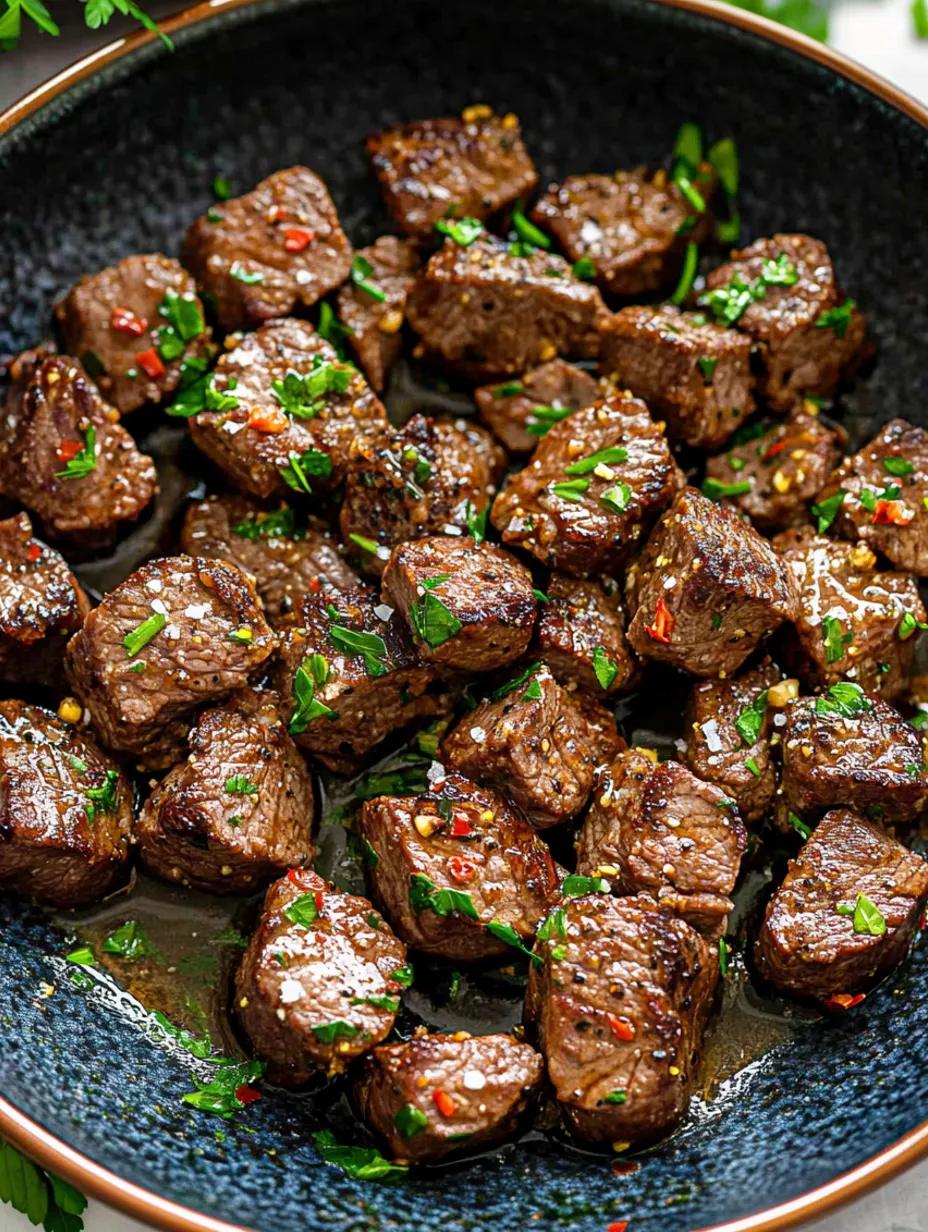 Easy Garlic Butter Steak Bites Recipe