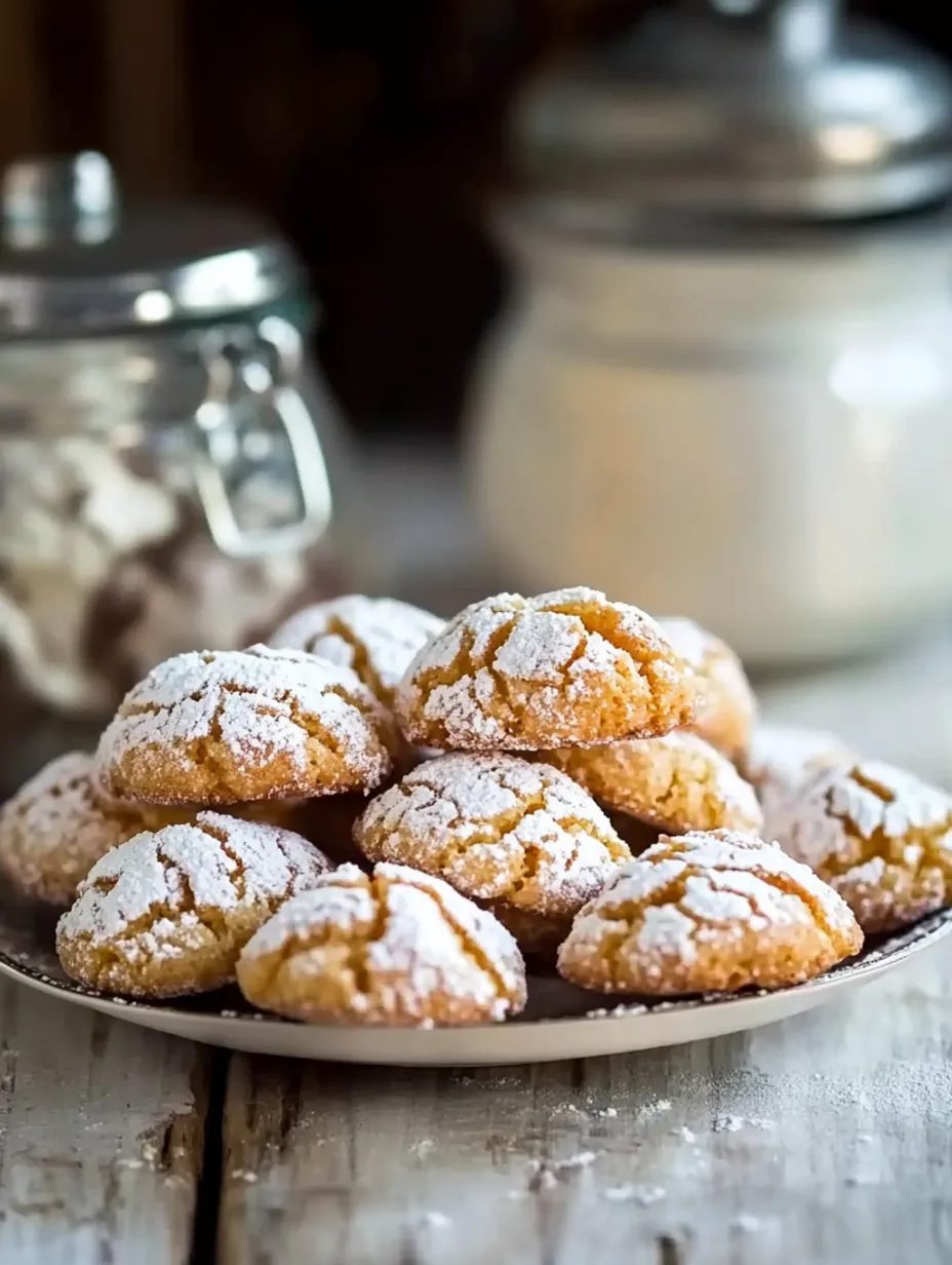 Chewy Amaretti Cookies