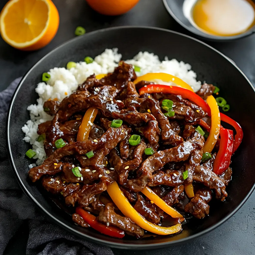 Crispy Orange Beef