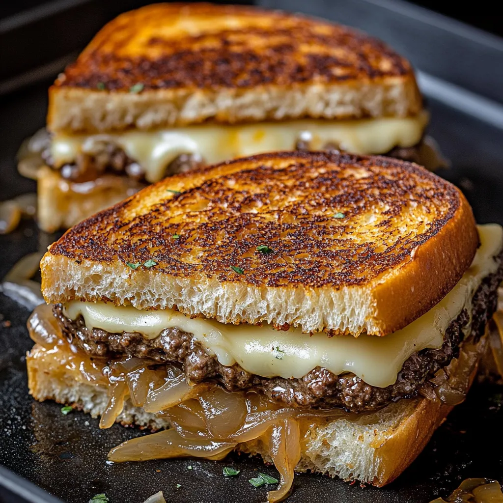 Patty Melts with Secret Sauce